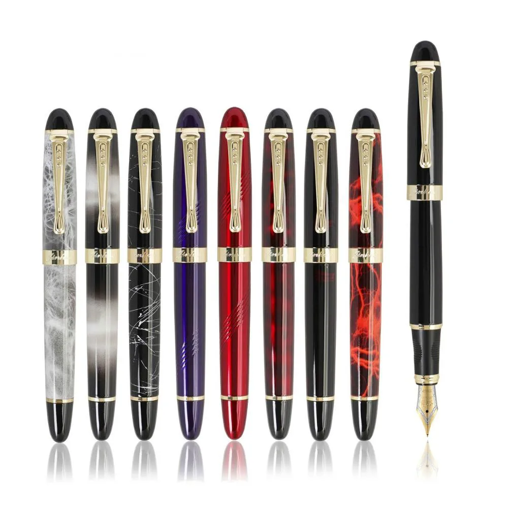 

Классический авторучка, роскошные золотые наконечник средней записи, 450 подпись в офисе школы каллиграфии школьные принадлежности