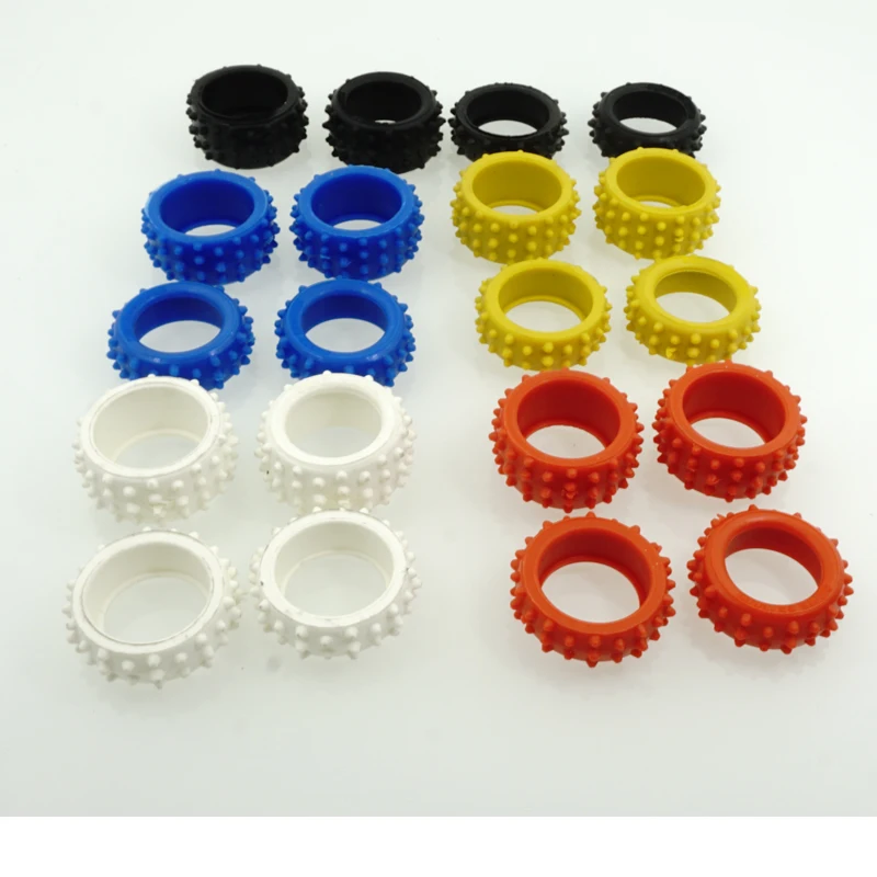 Самодельная шина tamiya среднего размера Черная/желтая/оранжевая/синяя/Белая узкая