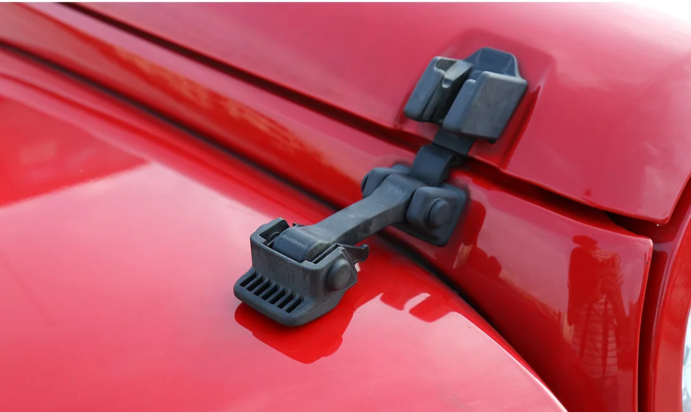 MOPAI крышка двигателя для Jeep Wrangler JK JL 2007- Автомобильный Замок капота защелка Крышка для Jeep Wrangler JK JL аксессуары