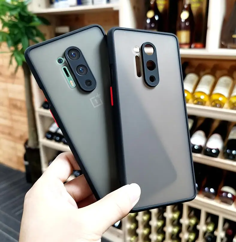 Мятный Гибридный простой Матовый Бампер для OnePlus 8 Pro 6T 7 7T 8T 9 Nord CE чехол телефона