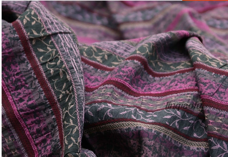 Высококачественная жаккардовая хлопчатобумажная ткань с ручной вышивкой|Ткань|