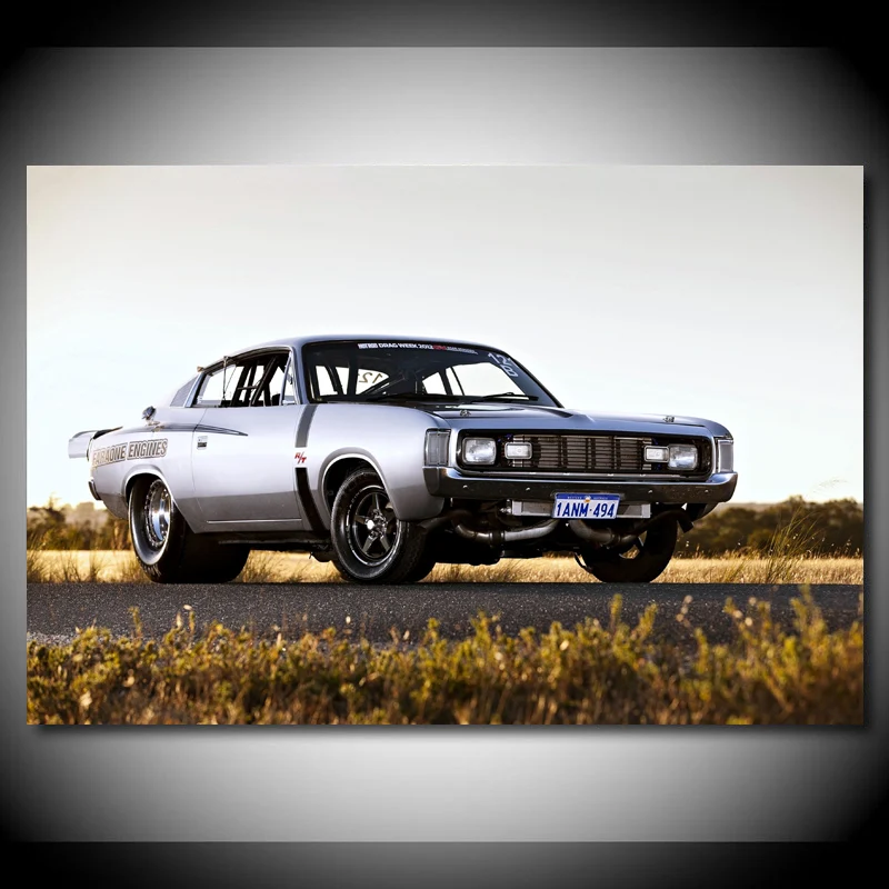 

Плакаты Supercar Chryslers Доблестное зарядное устройство RT старые автомобили картина Печать на холсте картины настенное искусство для домашнего д...