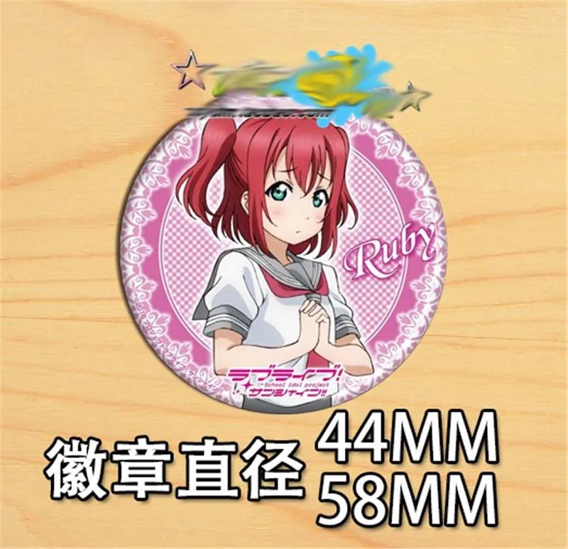 Японское аниме Love Live Aqours булавки Косплей мультяшный значок брошь Коллекционные