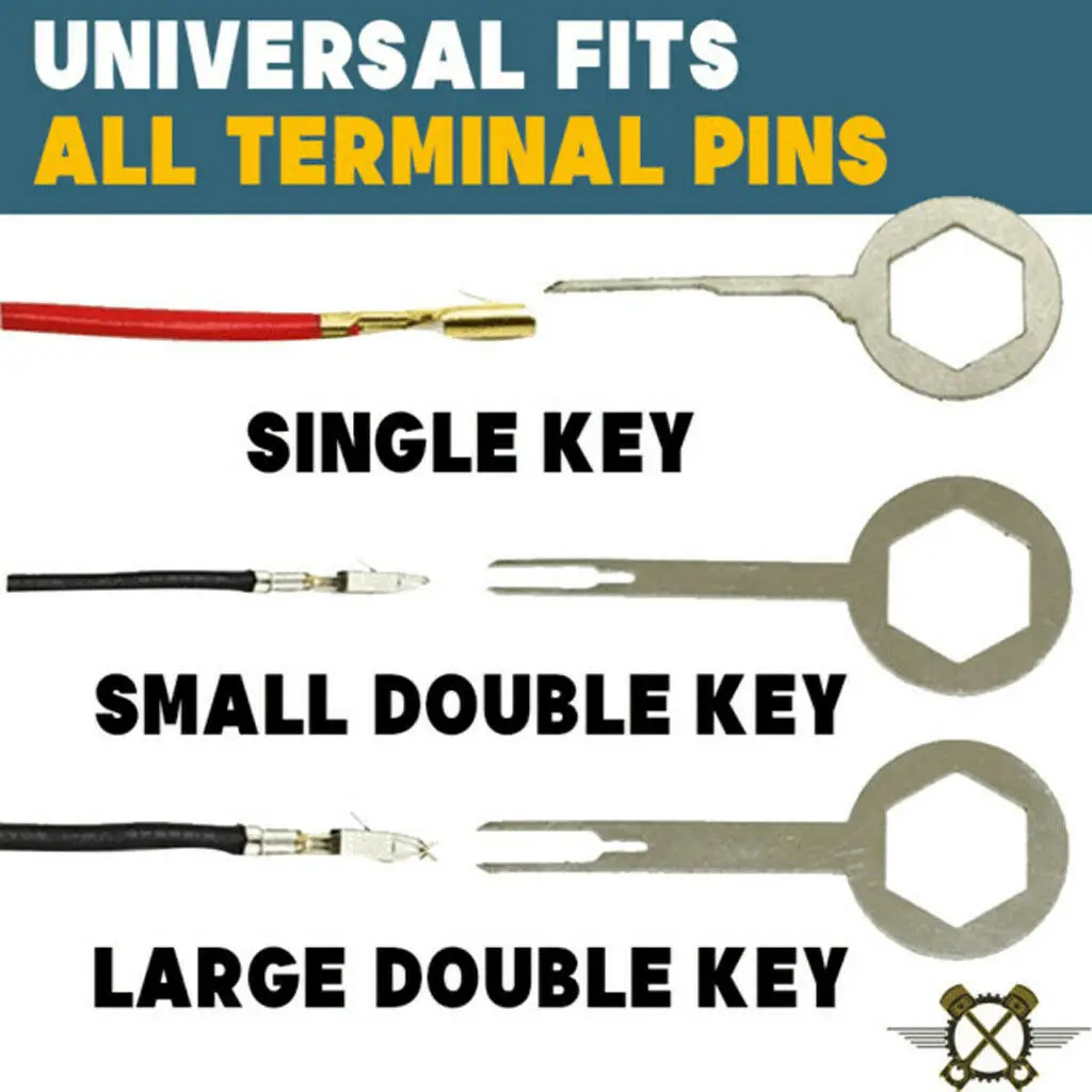 

Terminal Ejector Kit Wire Connector Pin Extractor Auto Terminals Removal Key Tool Extractor Set for Car