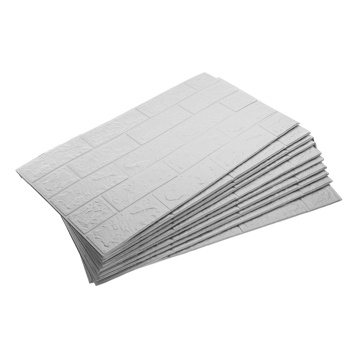

10Pcs 70x77x0.6cm For Kids Room Bedroom 3D Wall Sticker Brick Brick Wall Stickers Self-Adhesive Waterproof Wallpaper DIY Decor