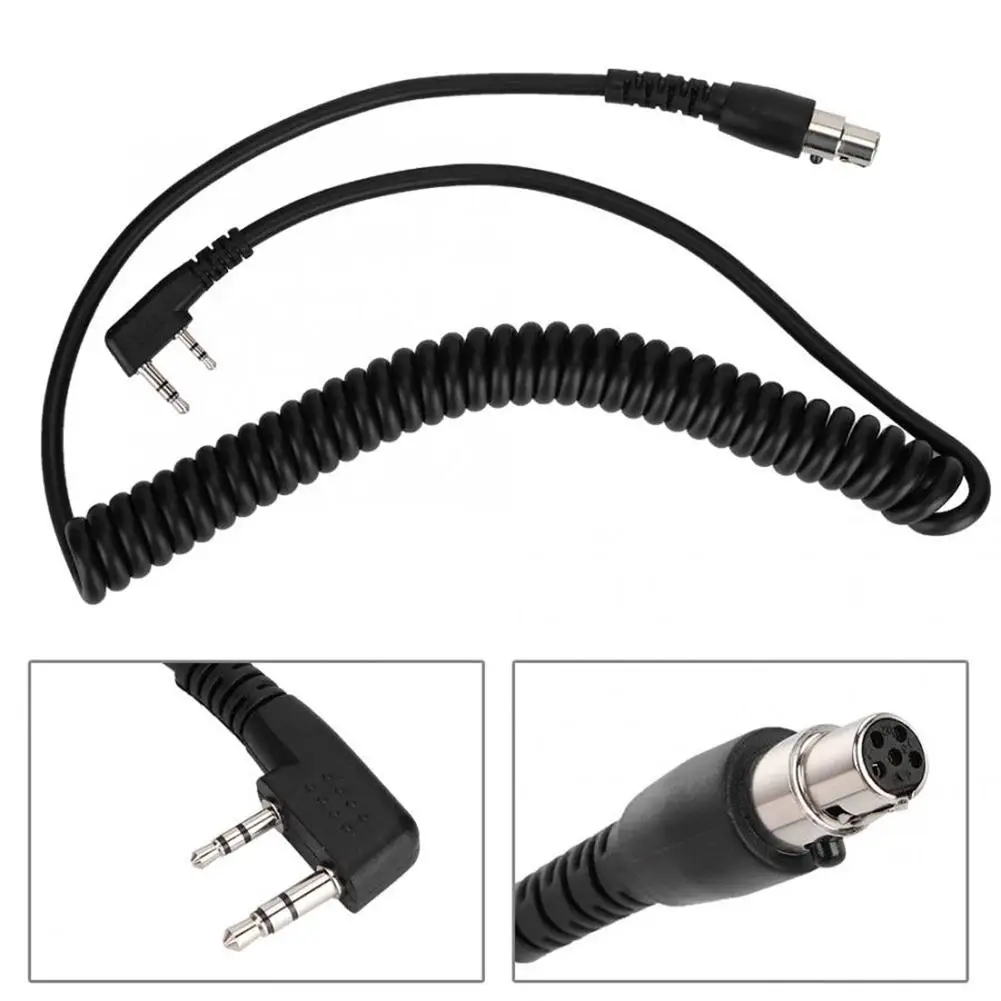 CC-MOT Катушка Шнур K кабель для HYT Kenwood Relm Baofeng 2-контактный до 5-контактный
