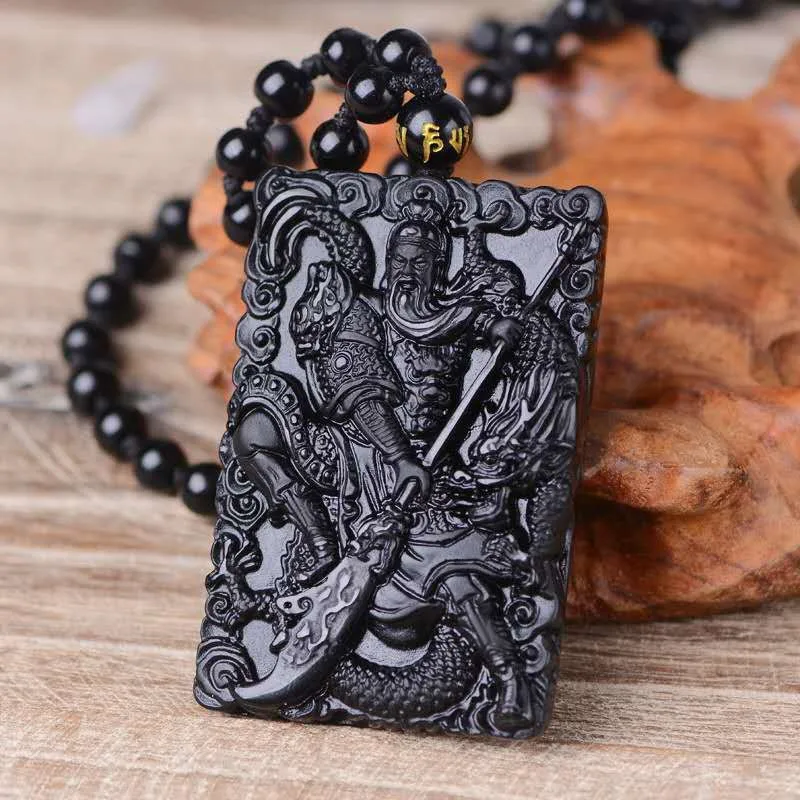 

Natural Black Jade Pendant Necklace Jade Hand-Carved Women Men Jadeite Necklaces Pendants Fashion Jewelry
