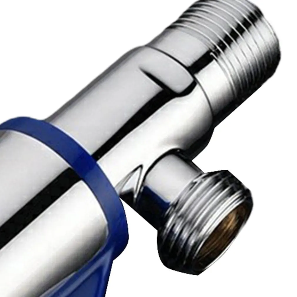 

Chrome Hot Cold Water Brass Angle Stop Valve Faucet Accessory Angle Valve Hot And Cold Water Round Inlet And Outlet
