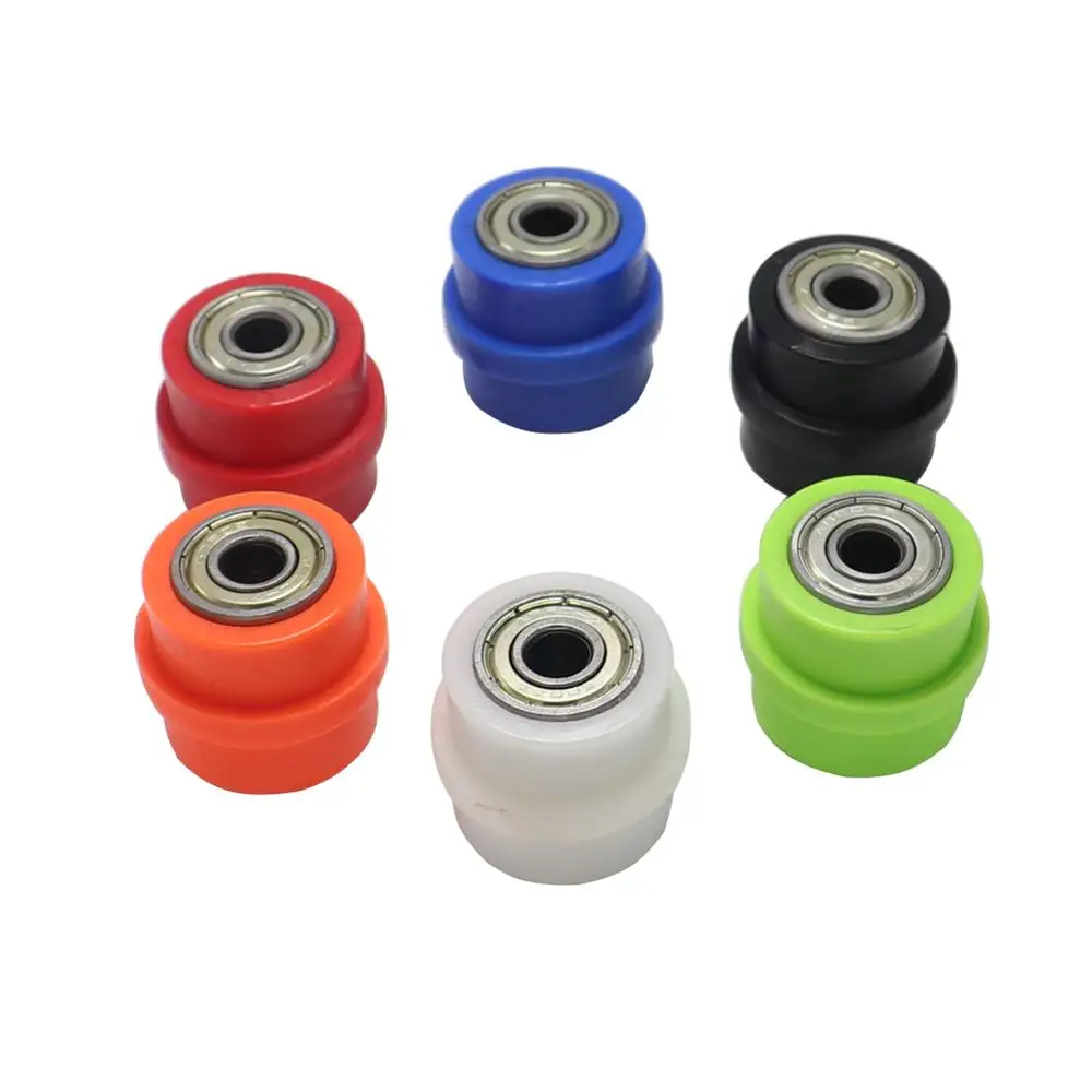 

Metal Plastic Drive Chain Concave Pulley Roller Slider Tensioner Wheel Guide For Pit Dirt Street Bike Bicycle Cycling 8mm 10mm