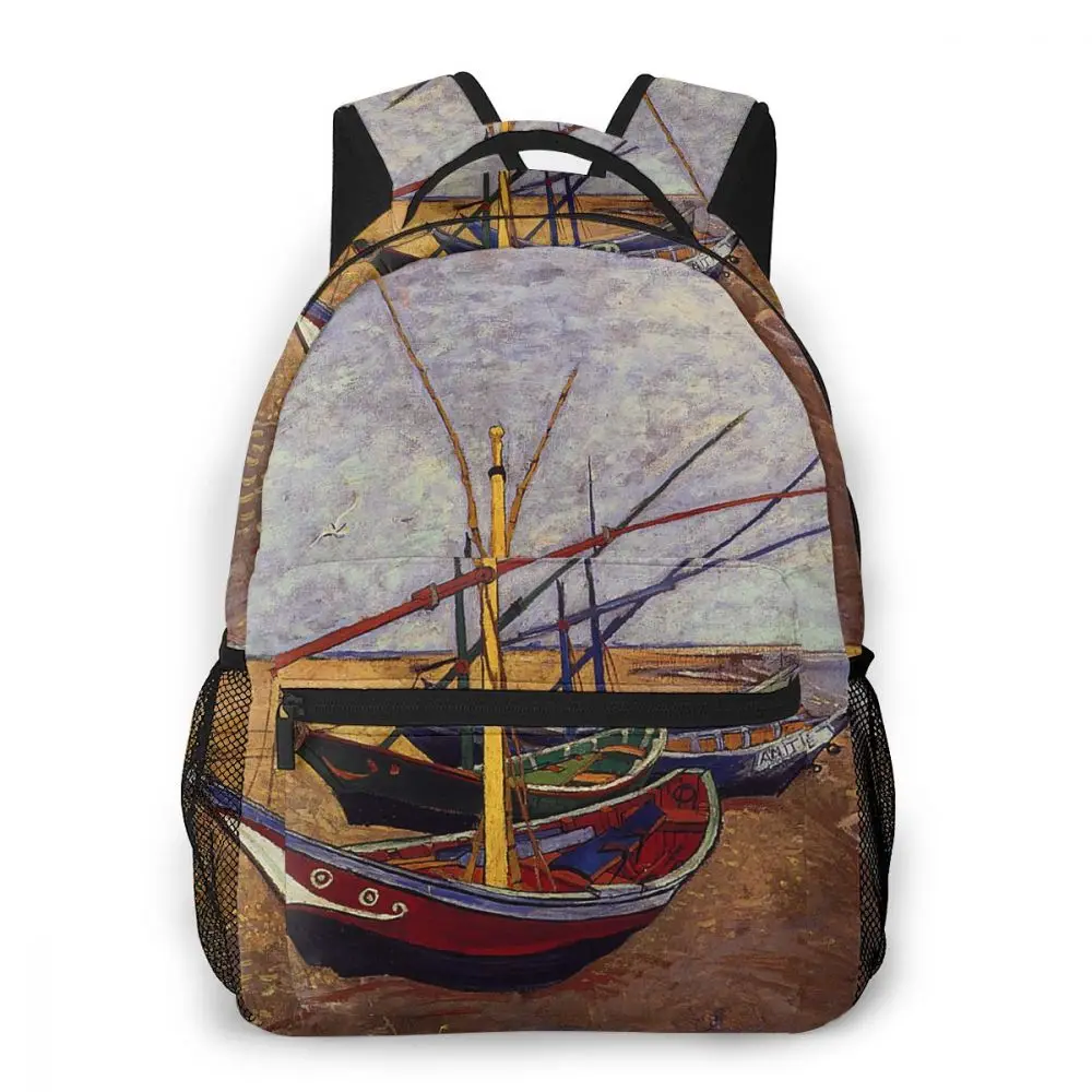 

Van Gogh Backpack for Girls Boys Travel RucksackBackpacks for Teenage school bag