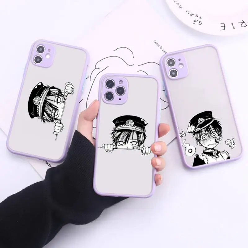 

H-HaNako Kun Phone Case Transparent Matte For IPhone 7 8 11 12 S Mini Pro X XS XR MAX Plus Cover Shell