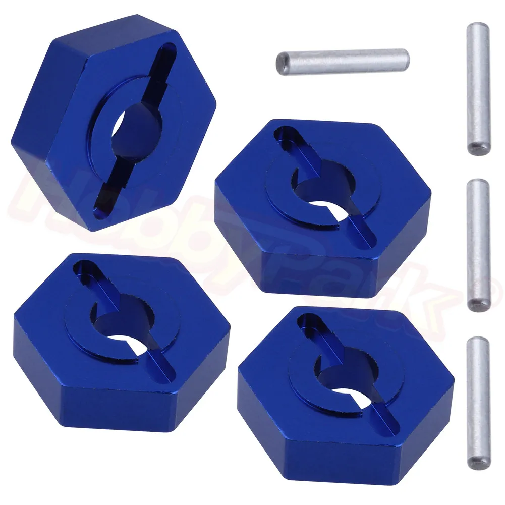 Алюминиевые ступицы колеса 12 мм 4 шт. шестигранные с штифтами 1 5x9 5 для Traxxas 1/16 Slash 4WD