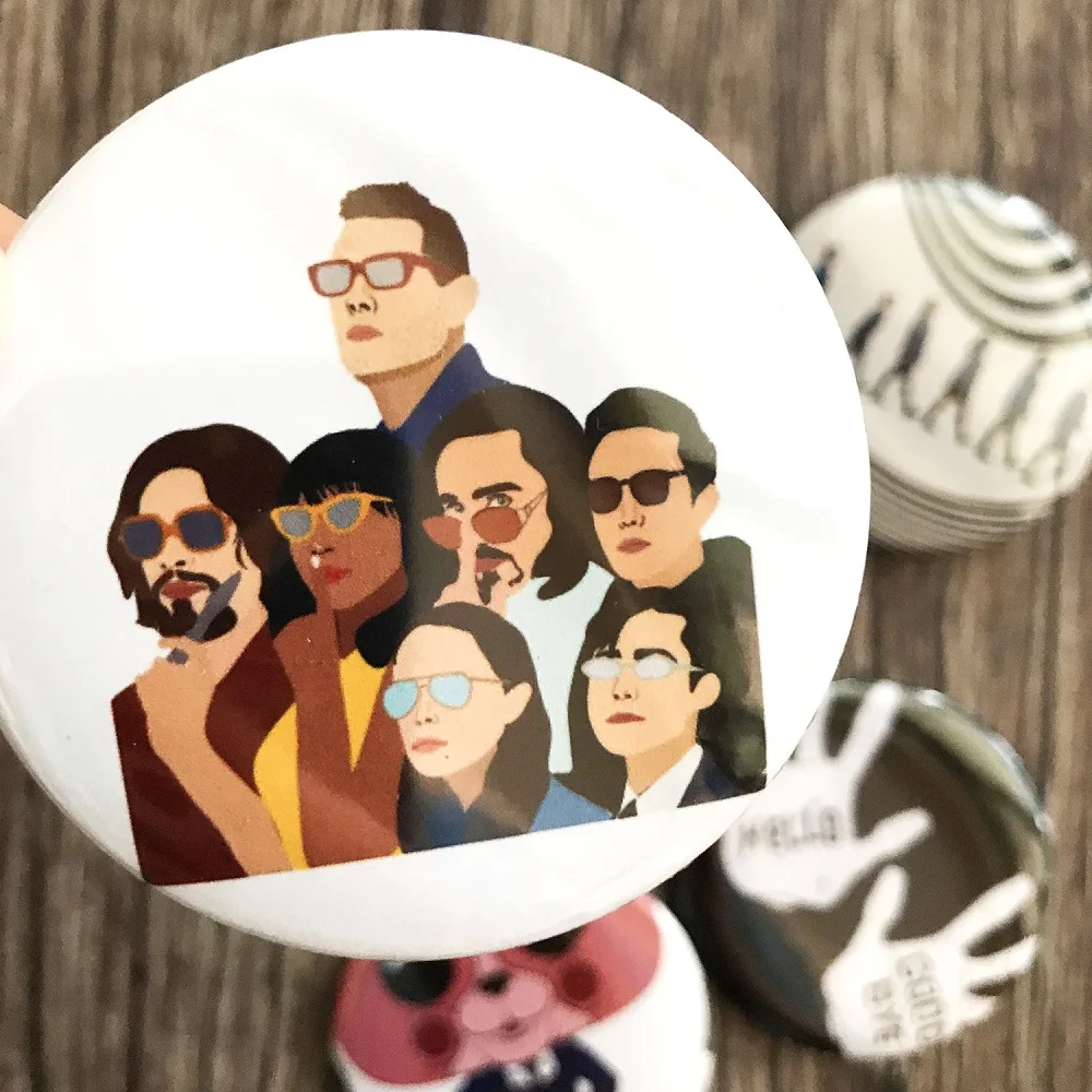 3 шт. случайный Umbrella Academy брошь значки для одежды брошка на лацканы булавки