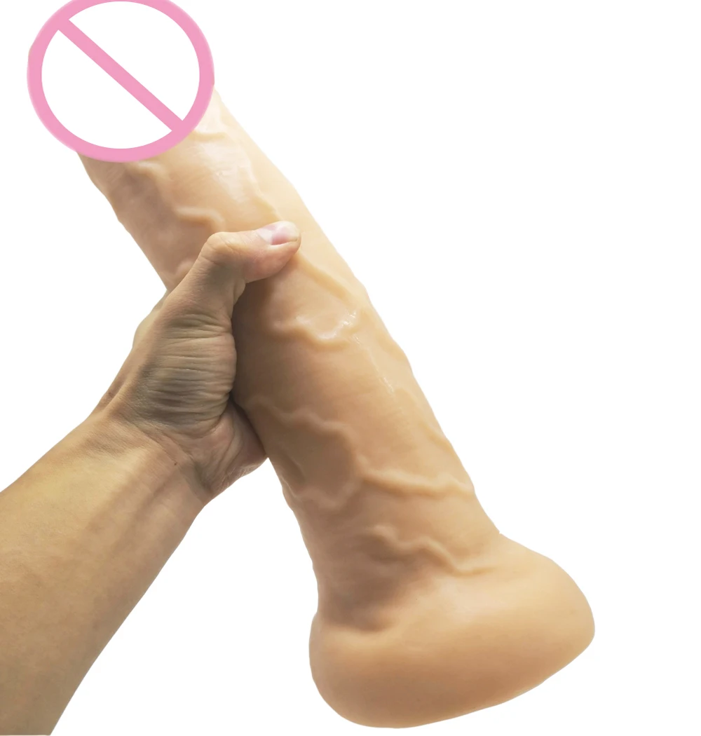 HOWOSEX 33*7 см Огромный Гигантский Дилдо супер большой член с присоской Анальный