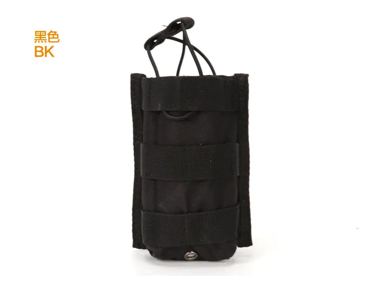 Molle Pouch Тактический одиночный винтовочный маг мешок с открытым верхом для M4 M16 5,56. 223 подсумок Охотничьи аксессуары чехол для страйкбола - Цвет: BK
