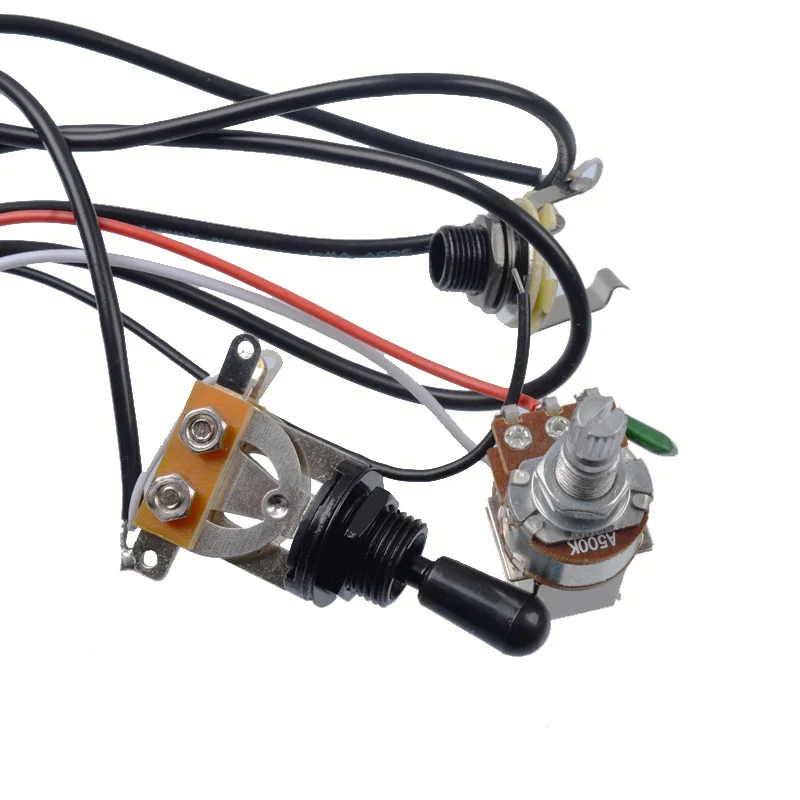 Переключатель для гитары предварительно смонтированный монтажный жгут томов и