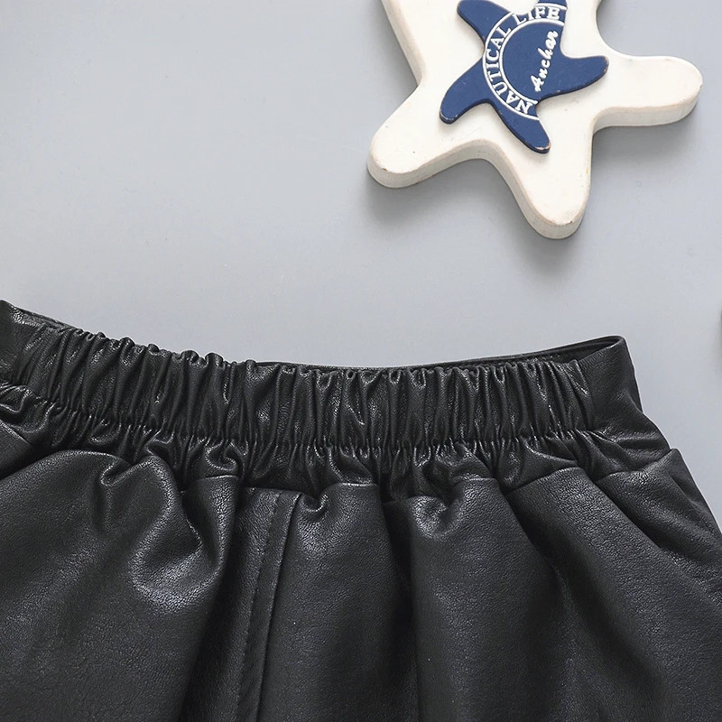 

ZR-Autumn Children Baby Girls Irregular Design Elastic Waist Short Tutu Skirts Casual Pleated Dress