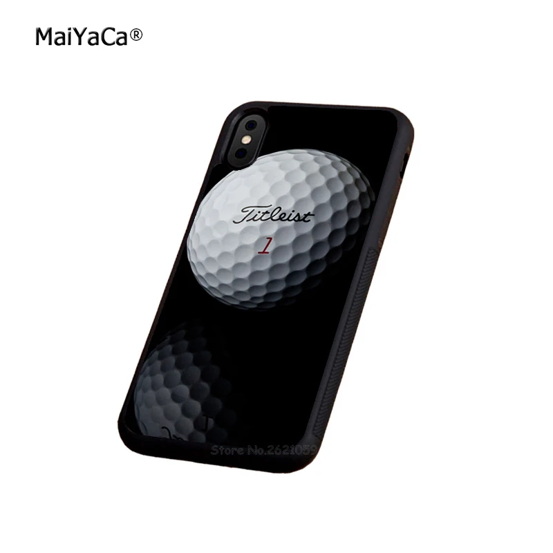 MaiYaCa мяч Гольф мягкий силиконовый край телефон чехол s для apple iPhone 11 pro max 5S SE 6 6s 7 8 plus XR XS MAX чехол