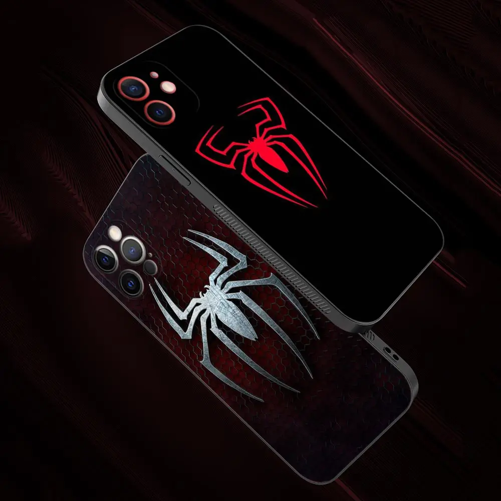 Силиконовый чехол для телефона iPhone 14 13 12 11 Pro Max Mini XS X XR 7 8 6 6S Plus тонкий Marvel