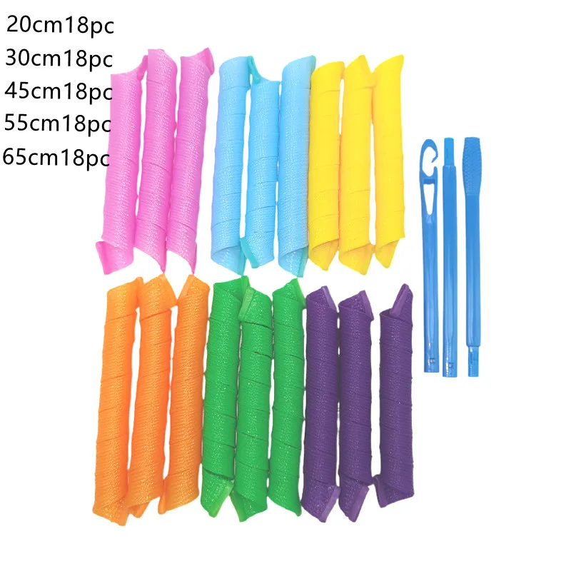 18 шт. набор для завивки волос без нагрева |