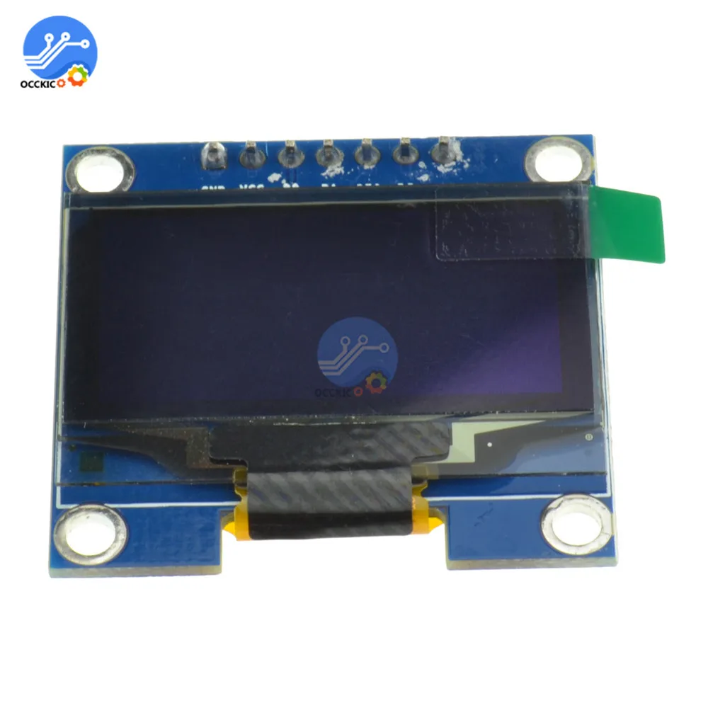 Новое поступление 3-5 В 1 3 дюйма синий Последовательный модуль SPI 128X64 O