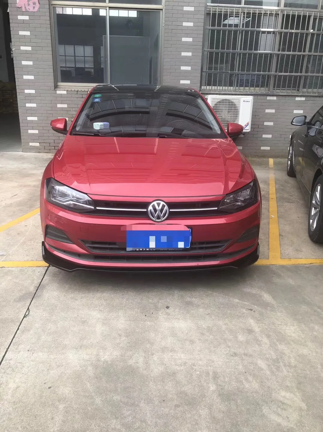 

For Volkswagen POLO Body kit spoiler 2019-2020 For POLO 4DEC ABS Rear lip rear spoiler front Bumper Diffuser Bumpers Protector