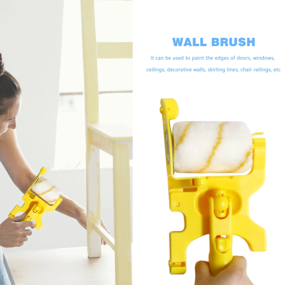 

Timesaving Clean-cut Paint Edger Roller Brush Wall Treatment Painting Tools for Wall DIY Wall Decorative Handle Tools