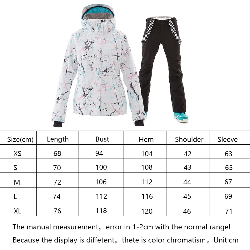Зимняя куртка 2020 женские комбинезоны теплый лыжный костюм для сноуборда Женская