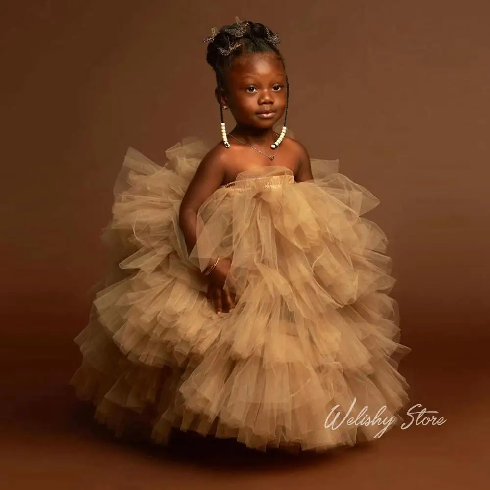 Юбка-пачка с оборками для маленьких девочек