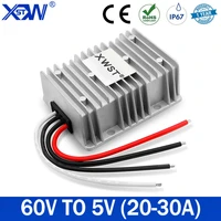 xwst dc dc 20 75v 24v 36v 48v 60v to 5v 20a 25a 30a 5v power converter regulator 150w buck dc dc voltage stabilizer