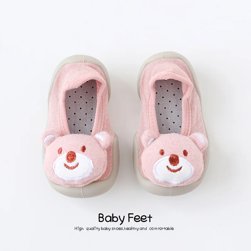 

Spring Summer Cartoon Indoor Shoes for Boys and Girls Baby Foot Socks Toddler Floor Socks First Walkers Cute Dog Lion Animal