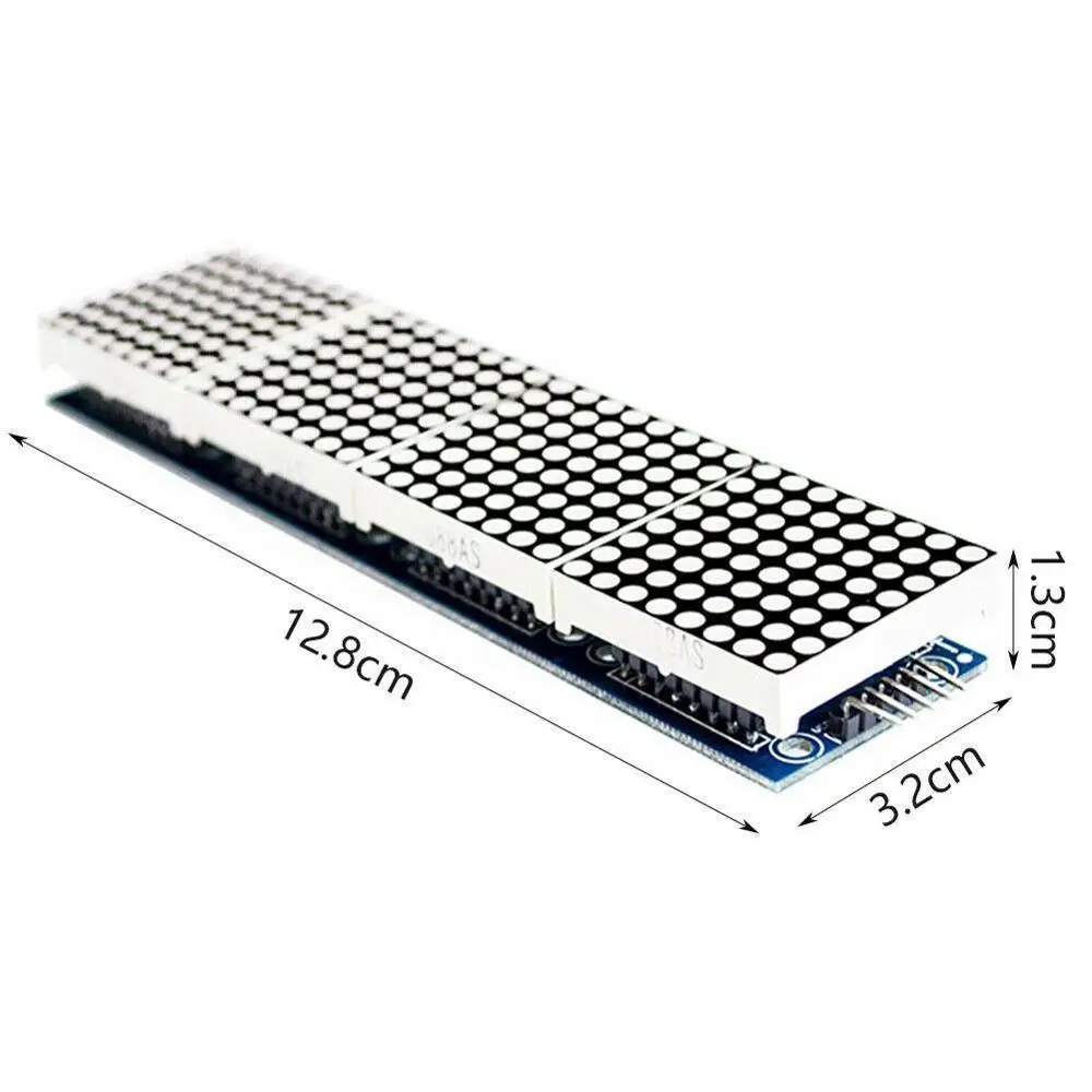 Матричный Модуль MAX7219 1 шт. для микроконтроллера дисплей 5P с 4 8 x8 In матричный