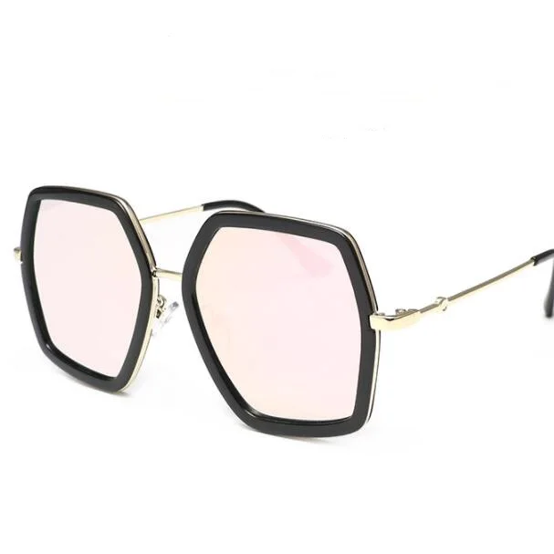 Квадратные роскошные солнцезащитные очки фирменные дизайнерские женские