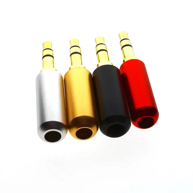 3 шт. позолоченные штекеры для наушников 5 мм | Электронные компоненты и