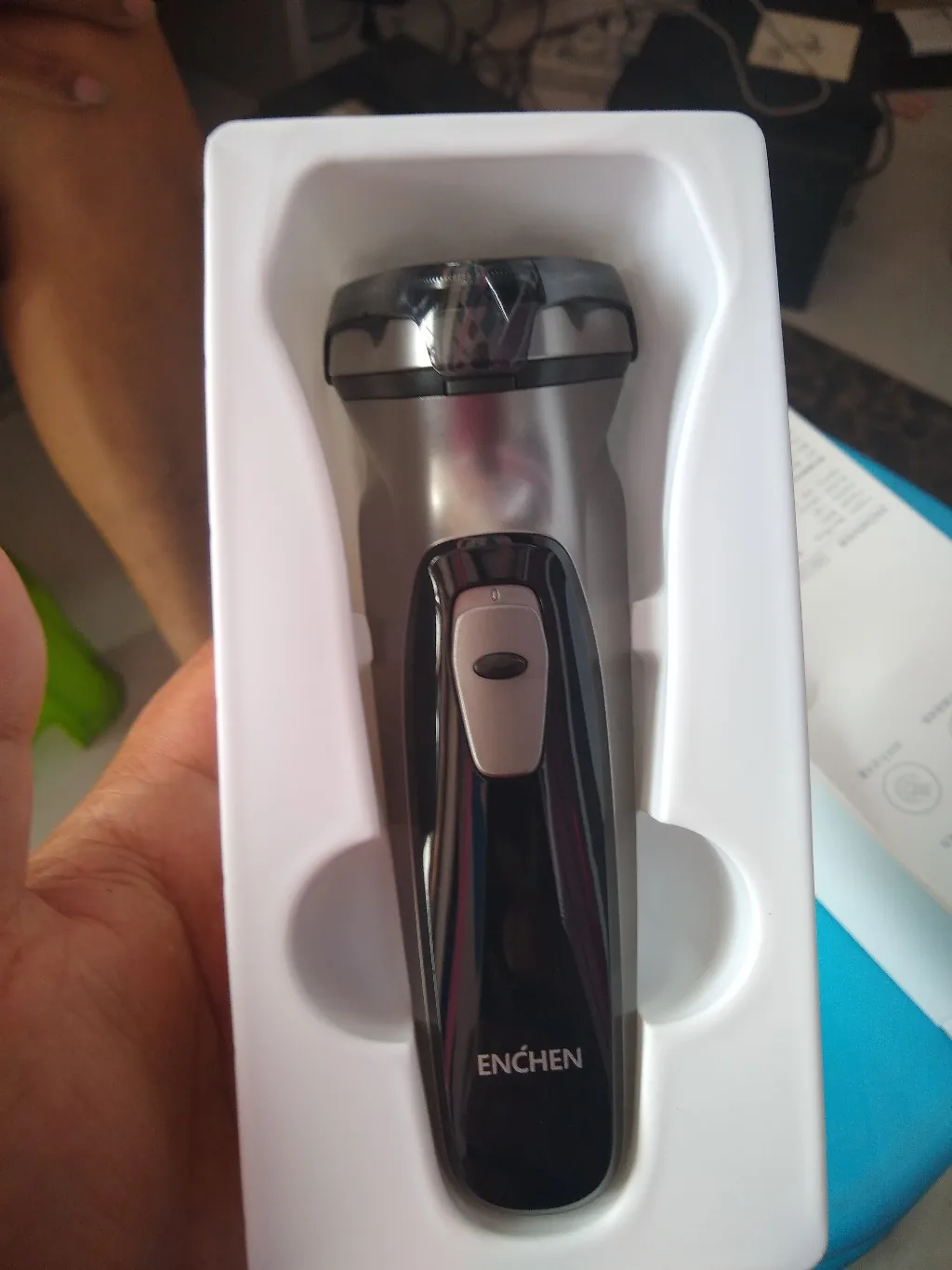 Xiaomi Enchen, мужская электробритва, бритва type-C, USB, перезаряжаемая, 3 лезвия, портативный триммер для бороды, машинка для стрижки бакенбард