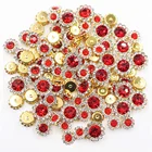 Mix Размеры 100 шт Sun кристаллы в форме цветов Стекло Вышивание Стразы страз рукоделие ткань, не для горячей фиксации пришить стразы для одежды