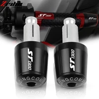 motorcycle accessories cnc 7822mm handlebar grips handle bar cap end plugs for honda st1300 st 1300 2003 2004 2005 2006 2007