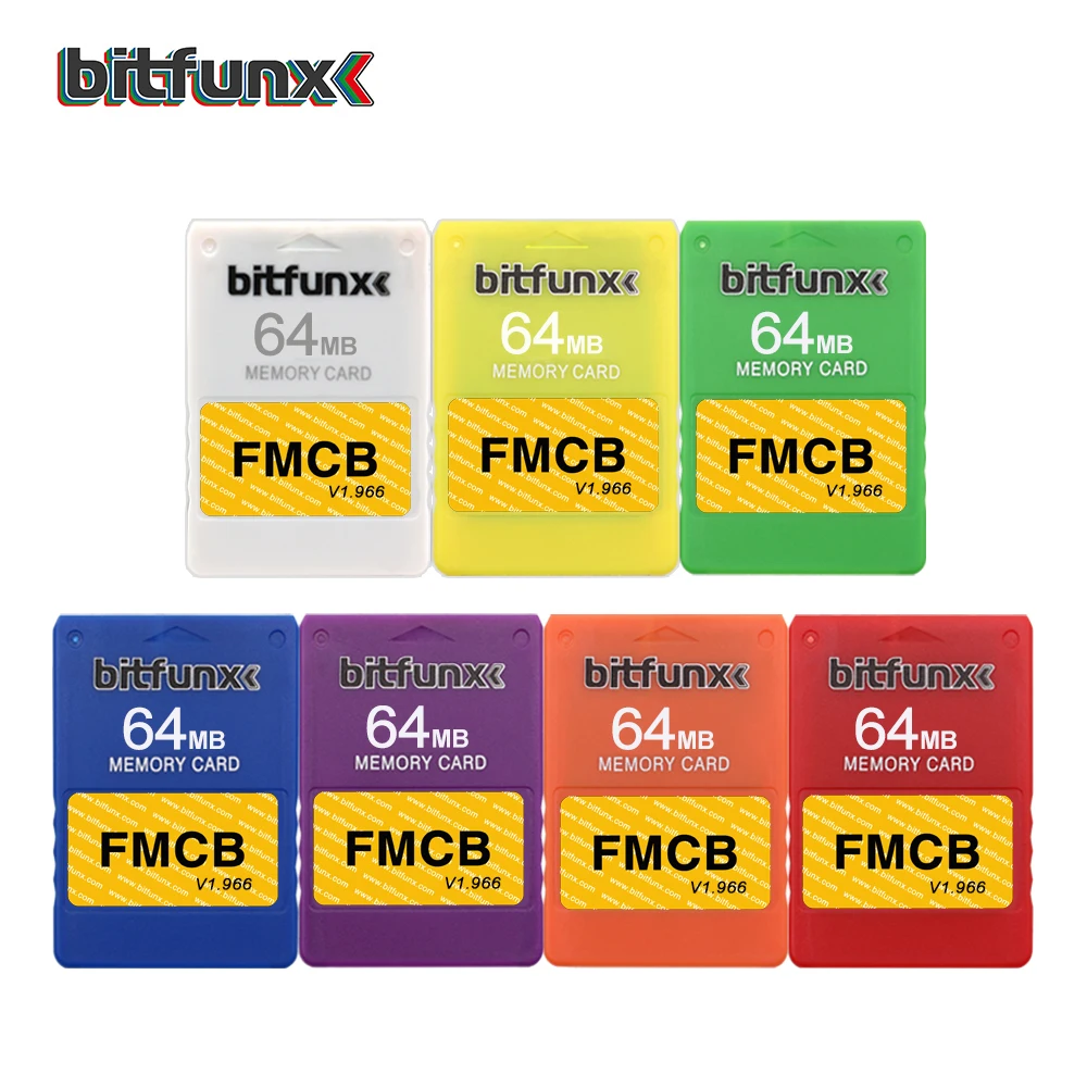 Карта памяти Bitfunx 64mb PS2 FMCB Free Mcboot OPL Save Games для Playstation2 Ретро игровая консоль