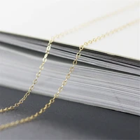american 14k gold filled accessories cut flash o chain loose chain light gold diy accessories american gold clad chain