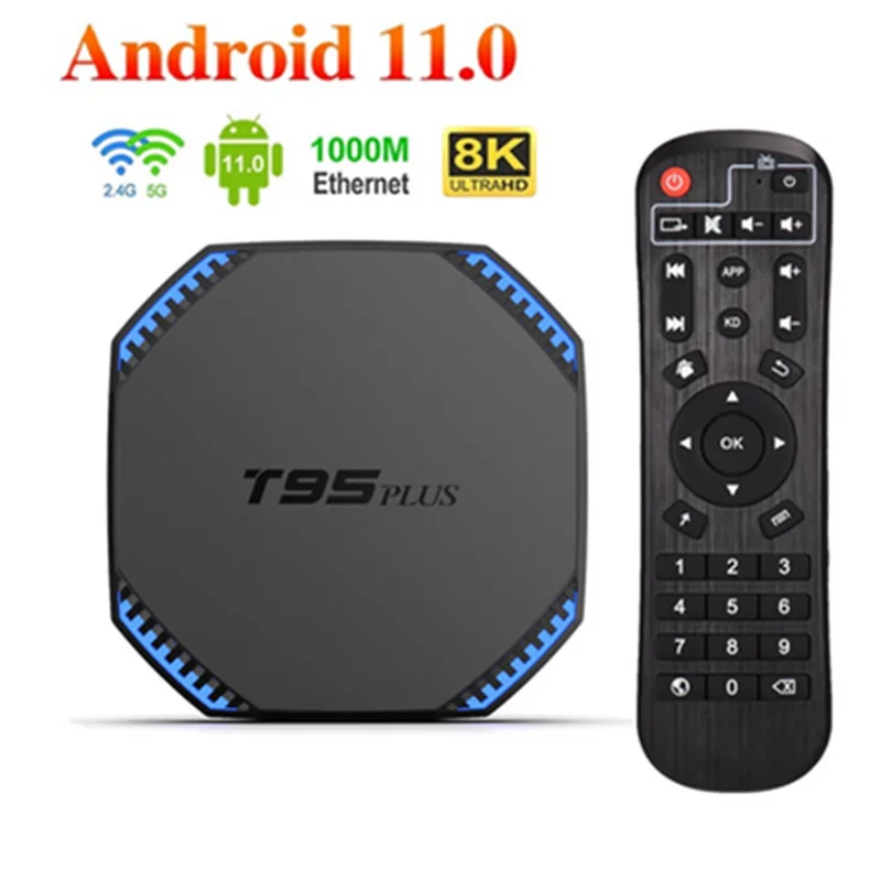 Netflix Google Сертифицированный T95 Plus 4g/32 8k Tv Box Rk3556 4-ядерный процессор - Цена: 122