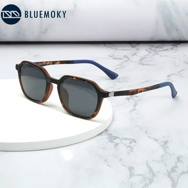 Мужские солнцезащитные очки для близорукости BLUEMOKY поляризационные с магнитным