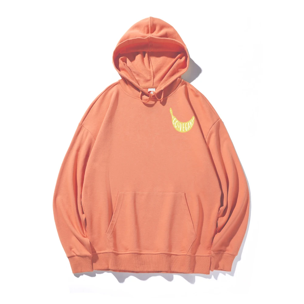 

Vegan Jumper Banana Letters Print Hoodies Casual Tops Aesthetic Clothes Fashion Unisex Oversized Sweatshirts Sueter Para Mujeres