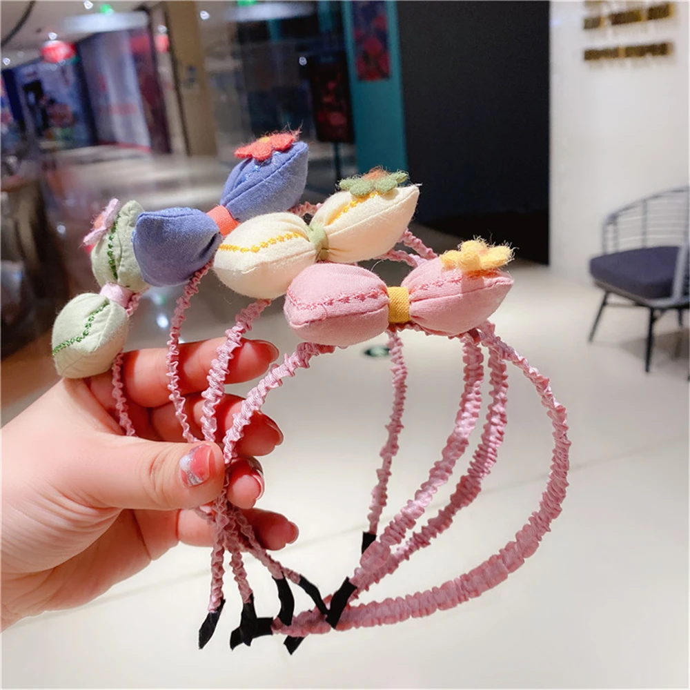 

Повязка для волос в Корейском стиле для маленьких девочек, милый ободок с бантом, милый детский обруч с кроликом, модные аксессуары для волос