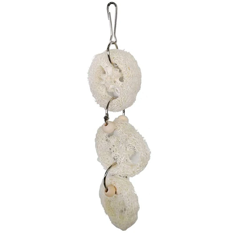 

8 Pcs Bird Foraging Chewing Toys, Pet Parrot Cage Creative Hanging Bell Hammock Swing Toy