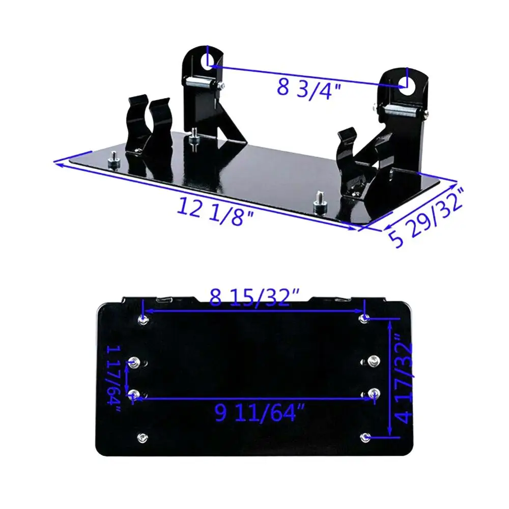 Новинка 2021 твердая откидная лебедка держатель номерного знака кронштейн из