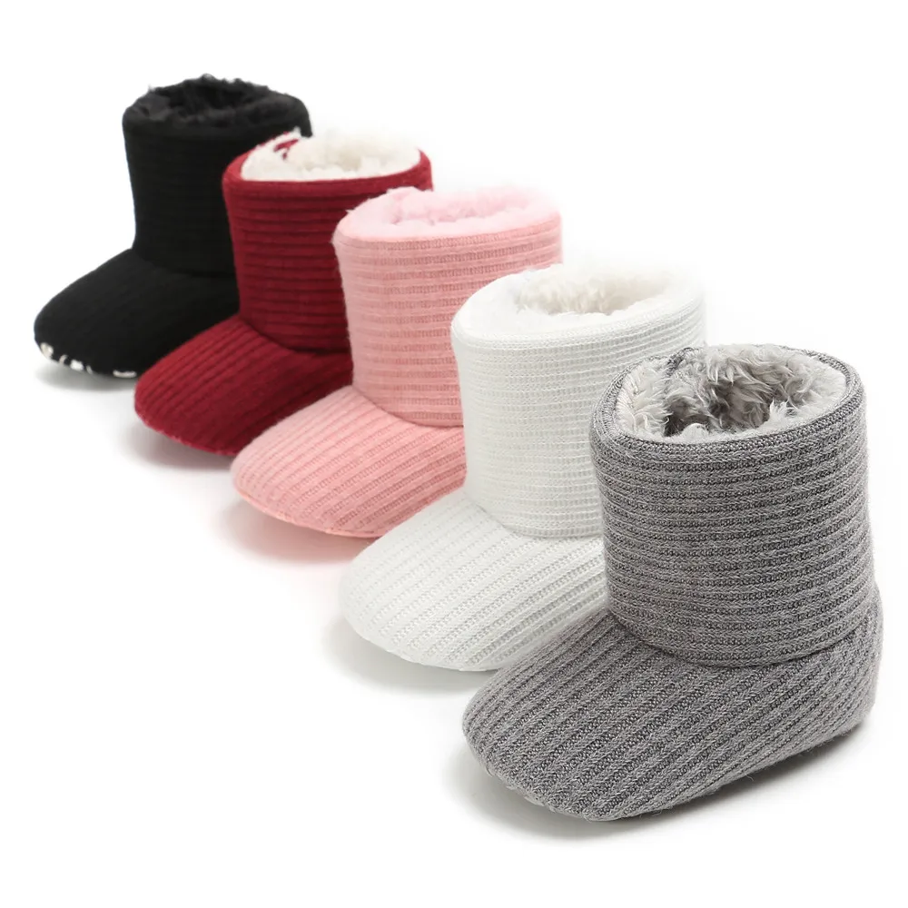 Детские теплые ботинки мягкая обувь для новорожденных новые хлопковые