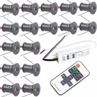 Потолочный Звездный прожектор, 1 Вт, светодиодный мини-светильник, встраиваемый в лестницу, сауна, уличный источник питания IP67, дистанционное точечное освещение