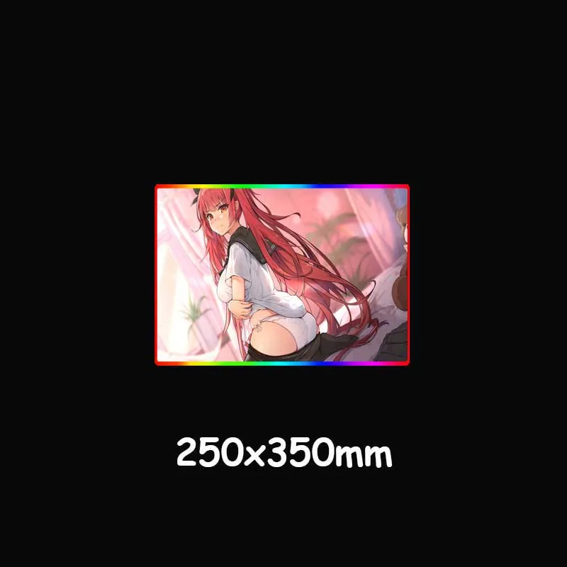 XGZ Custom большой RGB игровой коврик для мыши прецизионный черный край блокировки