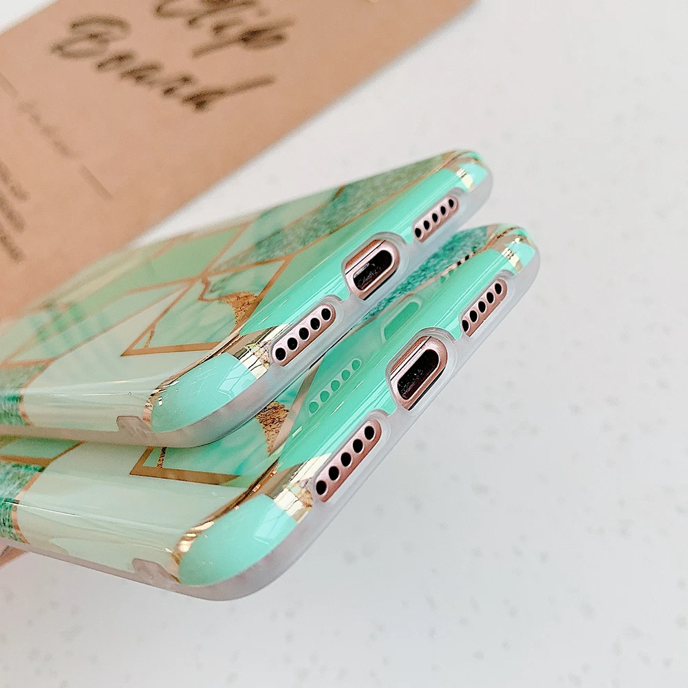 SUYACS Винтажный Зеленый Мраморный чехол для телефона Huawei P30 P20 Pro Mate 20 Lite Nova 5