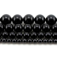 natural black tourmaline aaa quality loose stone beads 6810mm 15inch for jewerly diy making bracelet necklace